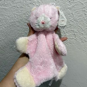 Baby GANZ WUZZIES LOVEY Kitten BG3928 Plush Pink Cat Soft Security Baby Blanket